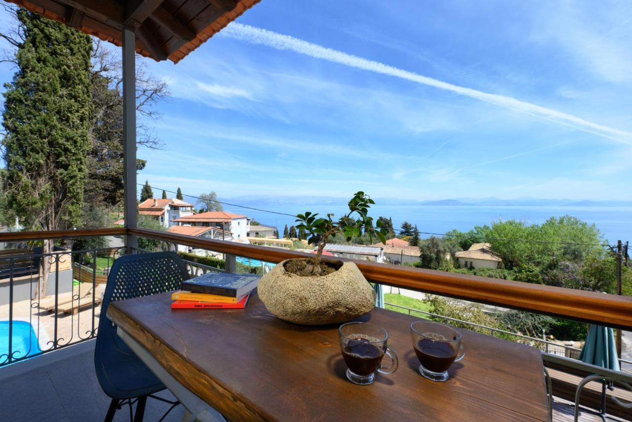 Seven Keys Luxury Suites Achilleion Bagian luar foto